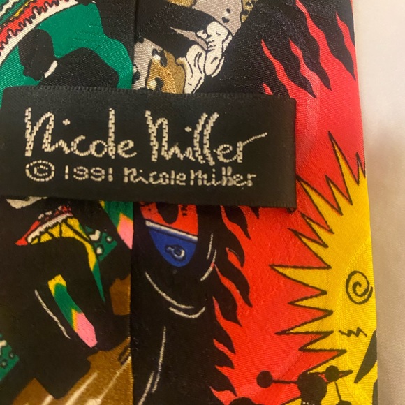 Vintage Nicole Miller Silk Tie - Picture 7 of 7
